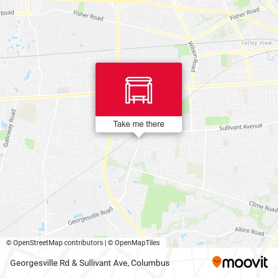 Mapa de Georgesville Rd & Sullivant Ave