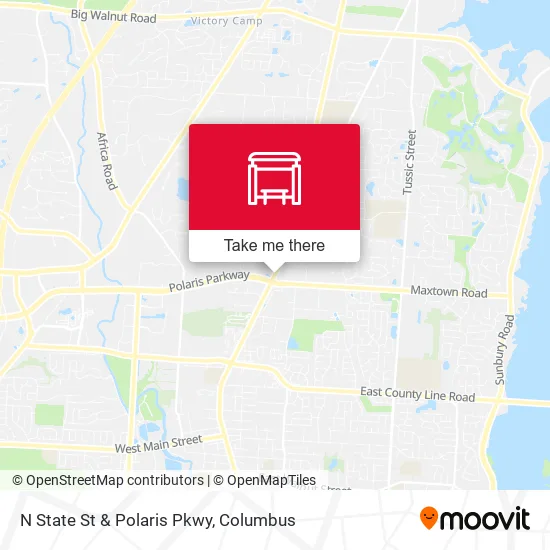 Mapa de N State St & Polaris Pkwy