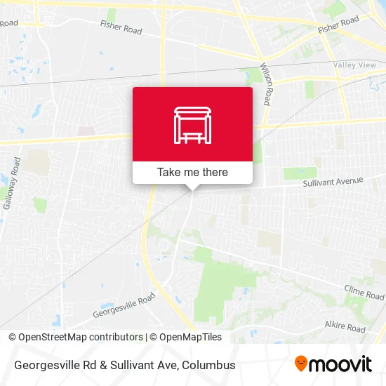 Mapa de Georgesville Rd & Sullivant Ave