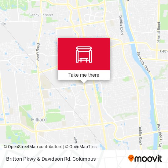 Mapa de Britton Pkwy & Davidson Rd