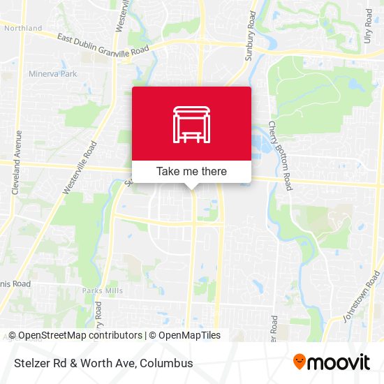 Stelzer Rd & Worth Ave map