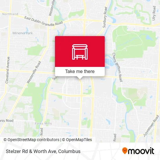 Mapa de Stelzer Rd & Worth Ave
