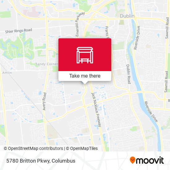 Mapa de 5780 Britton Pkwy