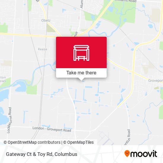 Gateway Ct & Toy Rd map