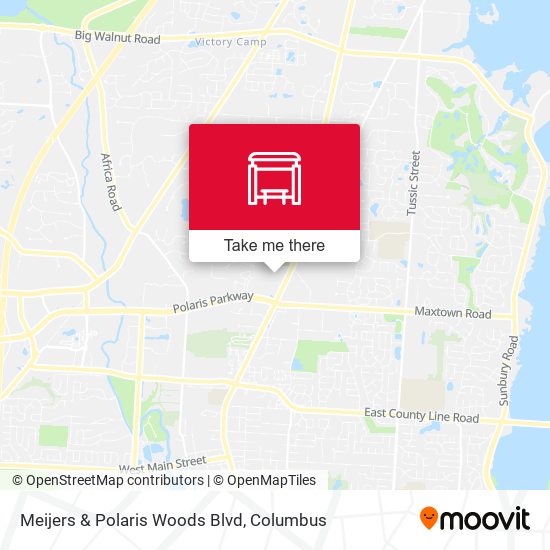 Meijers & Polaris Woods Blvd map