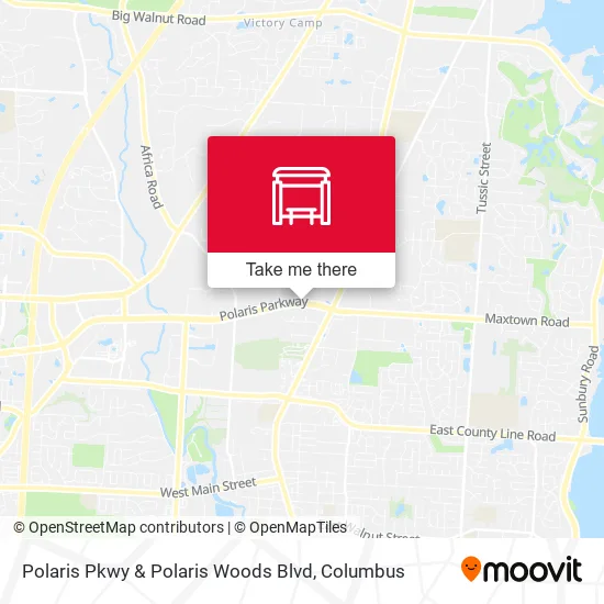 Mapa de Polaris Pkwy & Polaris Woods Blvd