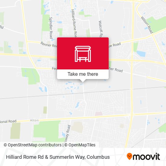 Mapa de Hilliard Rome Rd & Summerlin Way