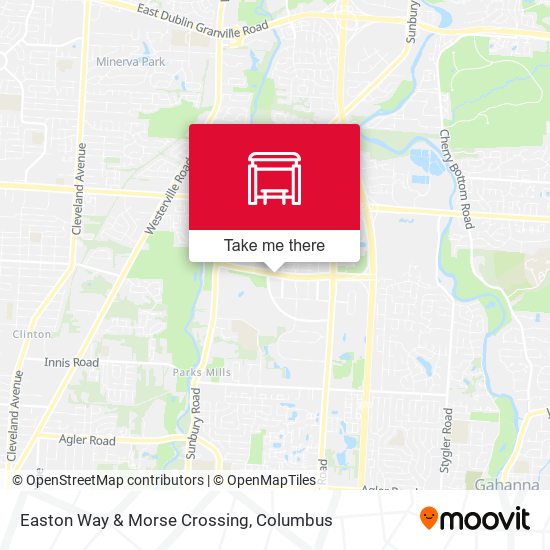 Easton Way & Morse Crossing map