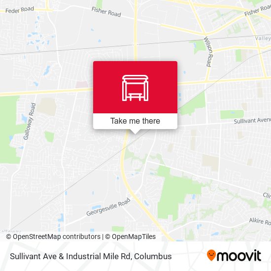 Sullivant Ave & Industrial Mile Rd map