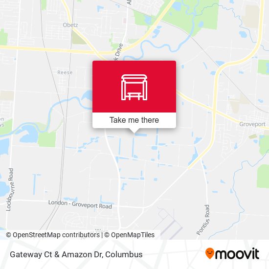 Gateway Ct & Amazon Dr map