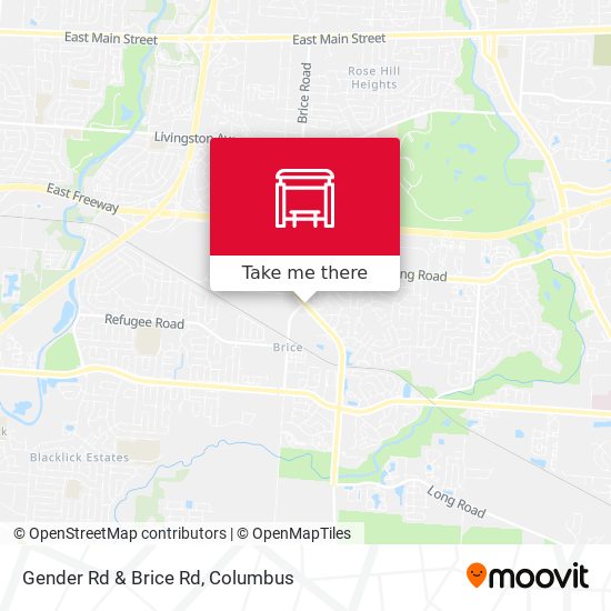 Mapa de Gender Rd & Brice Rd