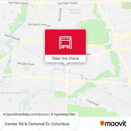 Mapa de Gender Rd & Centenial Dr