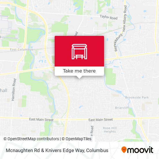 Mcnaughten Rd & Knivers Edge Way map