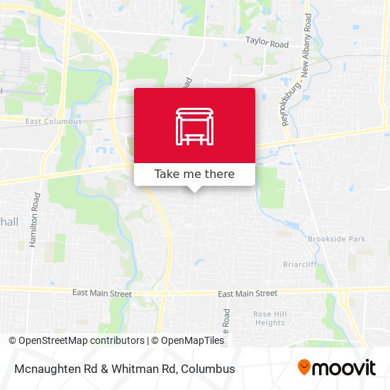 Mcnaughten Rd & Whitman Rd map
