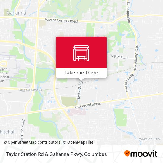 Taylor Station Rd & Gahanna Pkwy map