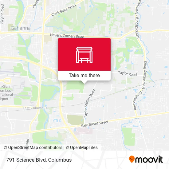 Mapa de 791 Science Blvd
