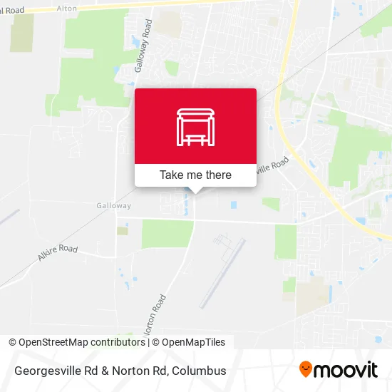 Mapa de Georgesville Rd & Norton Rd