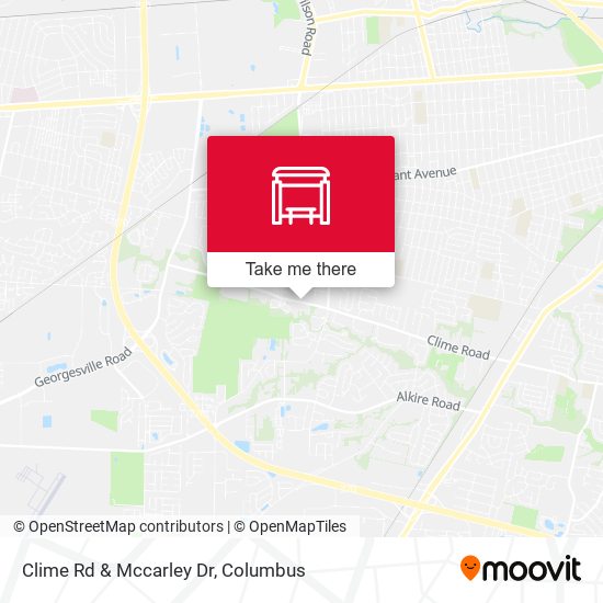 Clime Rd & Mccarley Dr map