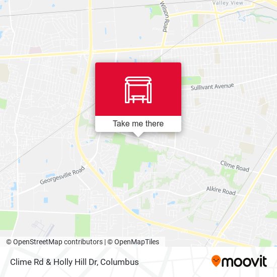 Clime Rd & Holly Hill Dr map