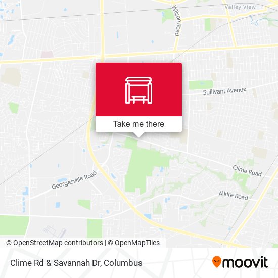 Clime Rd & Savannah Dr map