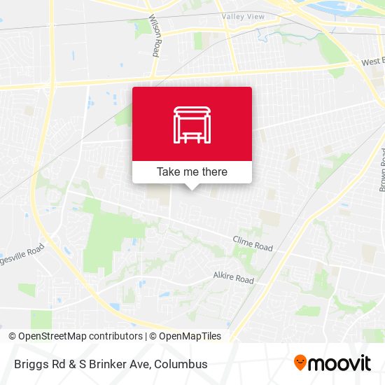 Mapa de Briggs Rd & S Brinker Ave