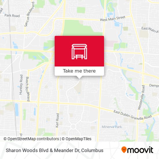 Sharon Woods Blvd & Meander Dr map