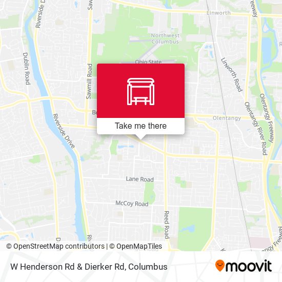 Mapa de W Henderson Rd & Dierker Rd