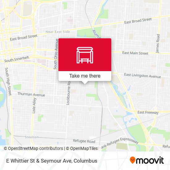 Mapa de E Whittier St & Seymour Ave