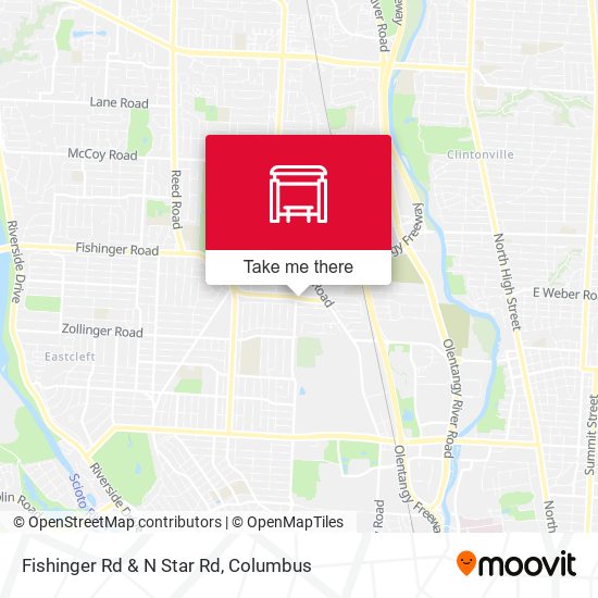 Mapa de Fishinger Rd & N Star Rd