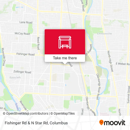 Mapa de Fishinger Rd & N Star Rd