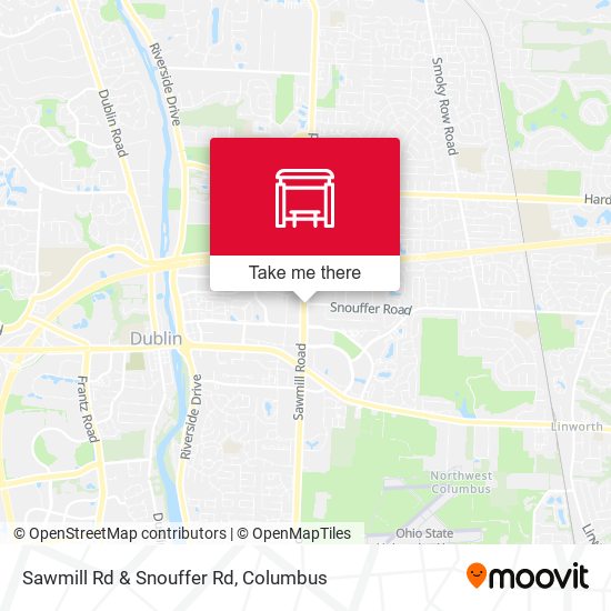 Sawmill Rd & Snouffer Rd map