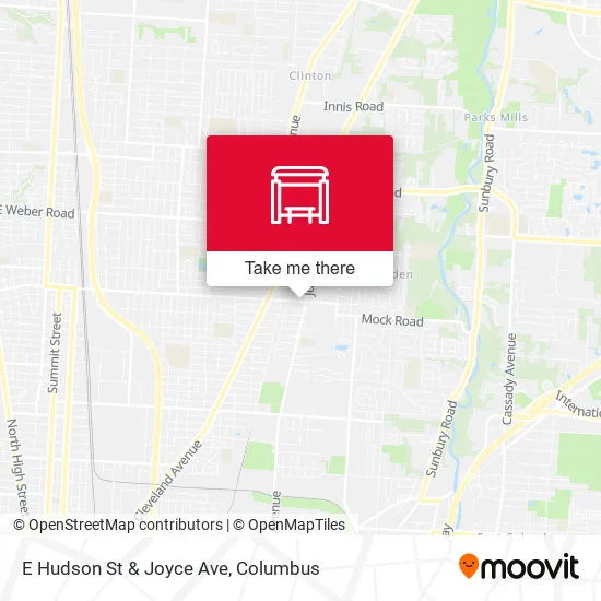 Mapa de E Hudson St & Joyce Ave