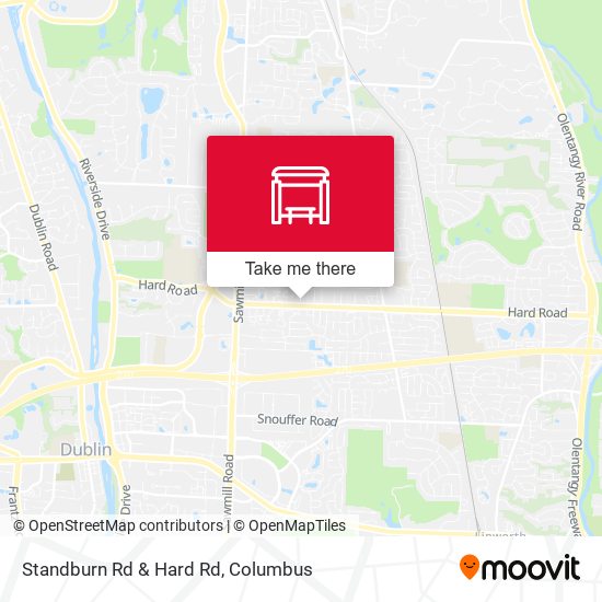 Mapa de Standburn Rd & Hard Rd