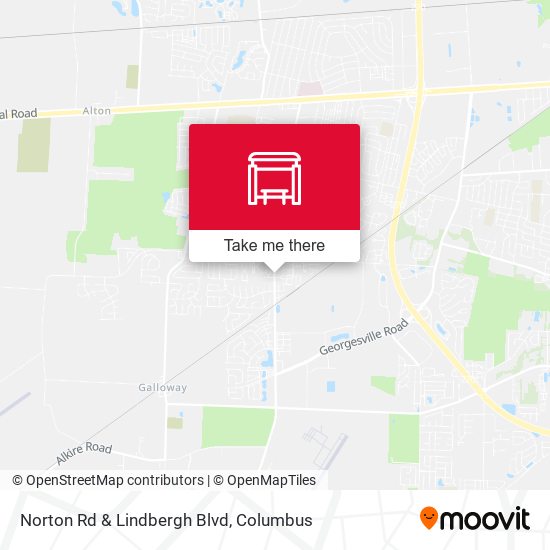 Norton Rd & Lindbergh Blvd map