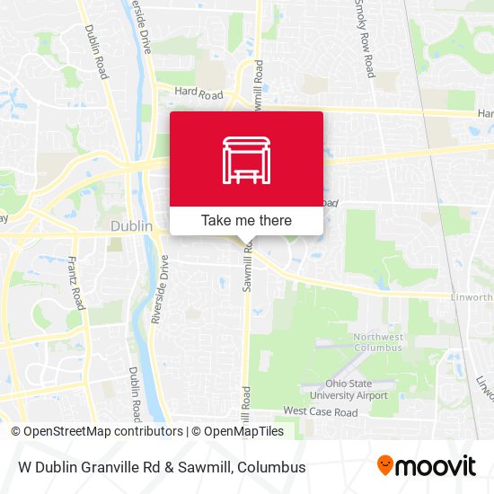 Mapa de W Dublin Granville Rd & Sawmill