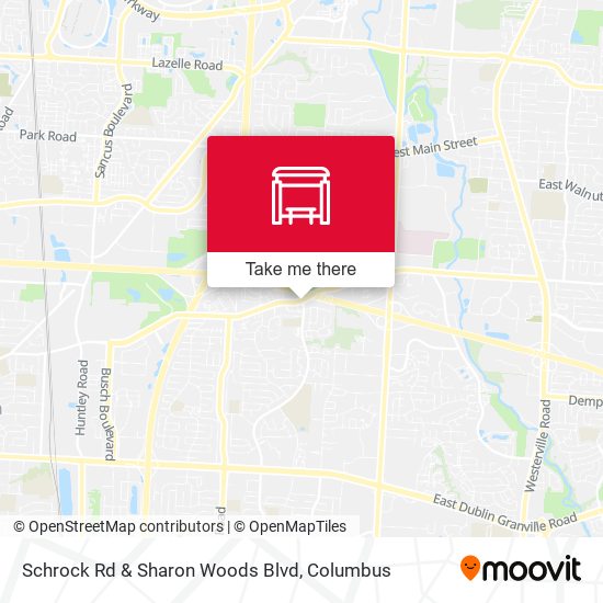 Schrock Rd & Sharon Woods Blvd map