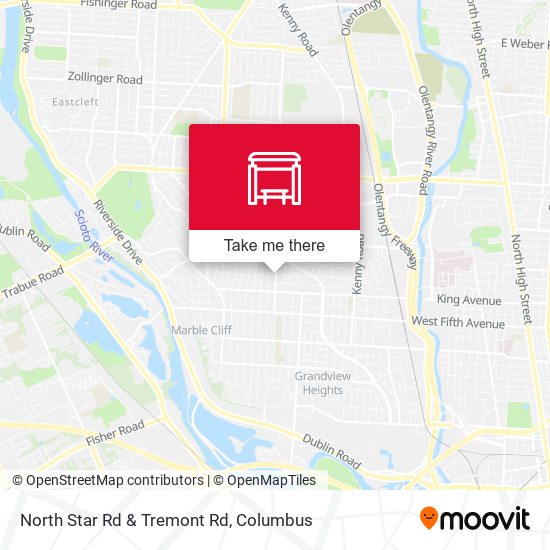 North Star Rd & Tremont Rd map