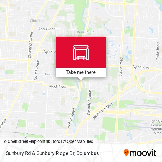 Sunbury Rd & Sunbury Ridge Dr map