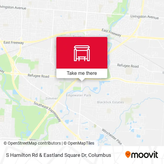S Hamilton Rd & Eastland Square Dr map