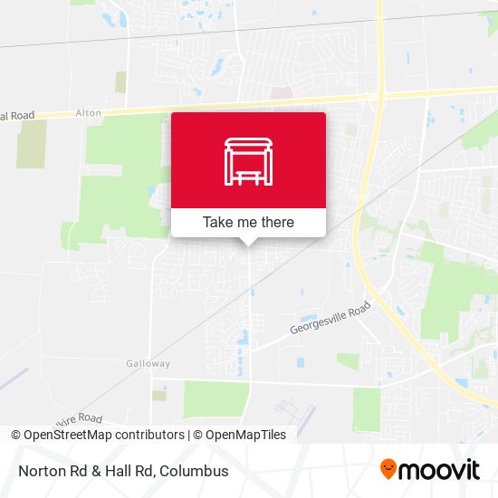 Mapa de Norton Rd & Hall Rd