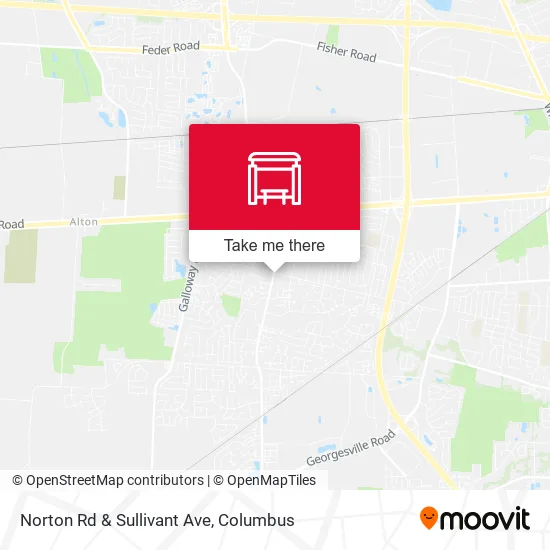 Mapa de Norton Rd & Sullivant Ave