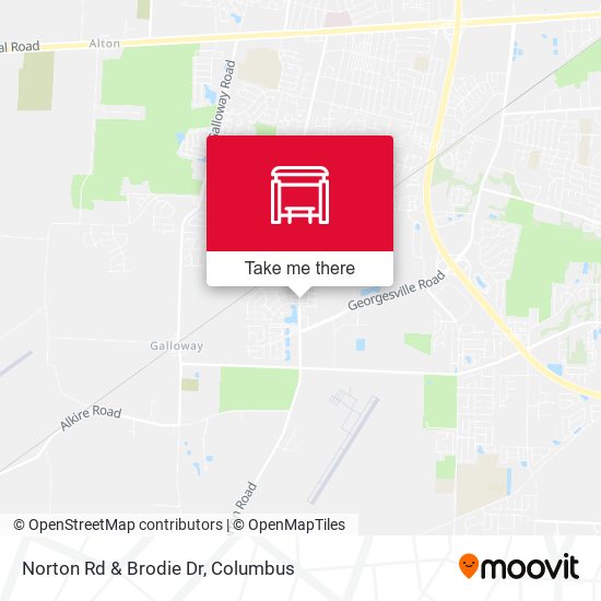Mapa de Norton Rd & Brodie Dr