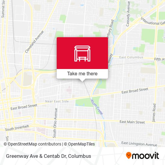 Mapa de Greenway Ave & Centab Dr