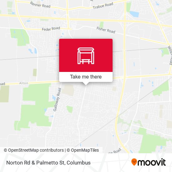 Mapa de Norton Rd & Palmetto St