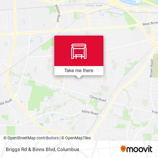 Briggs Rd & Binns Blvd map