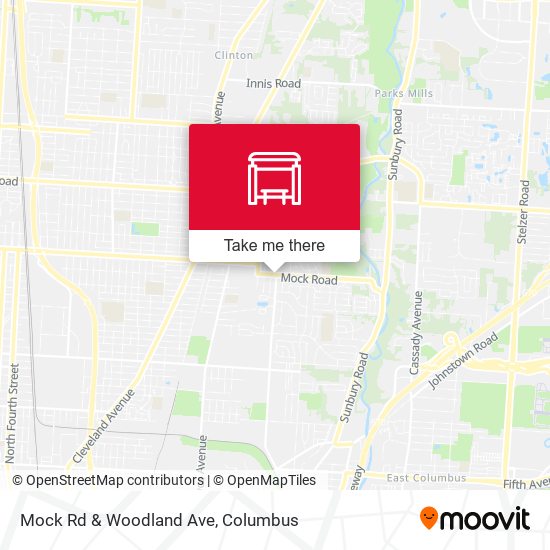 Mapa de Mock Rd & Woodland Ave