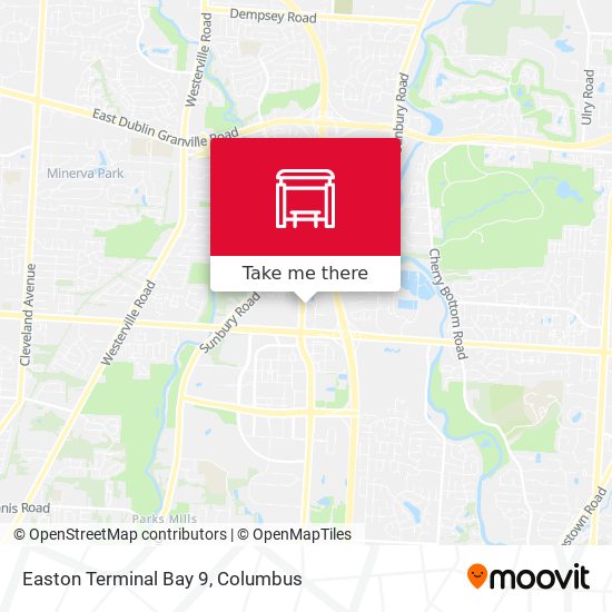 Mapa de Easton Terminal Bay 9