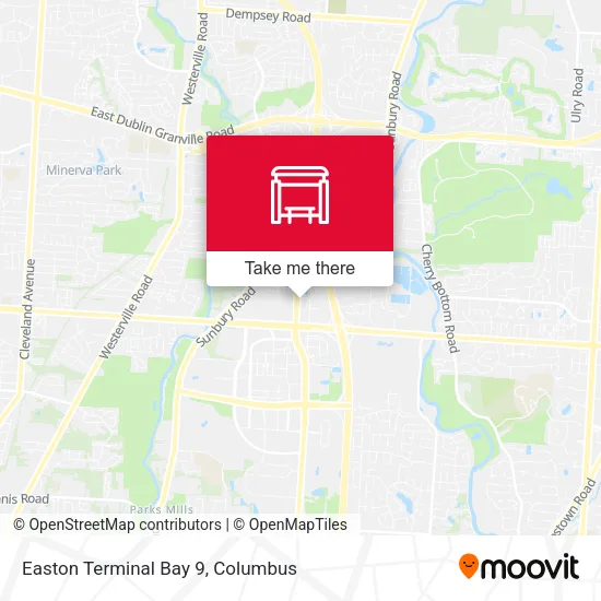 Mapa de Easton Terminal Bay 9