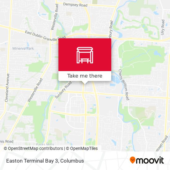 Easton Terminal Bay 3 map
