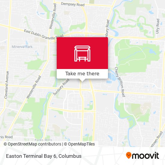 Mapa de Easton Terminal Bay 6